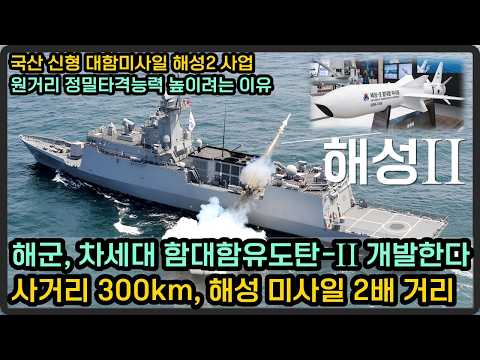 해군 차세대 함대함유도탄 2 개발한다. 해성 미사일의 2배 사거리 300km
