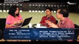 ONLINE LEARNING with BINUS UNIVERSITY – Metode Pembelajaran S2 BINUS ONLINE LEARNING