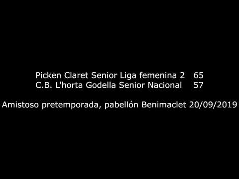Picken Liga femenina 2  vs Senior Nacional Godella,  65-57