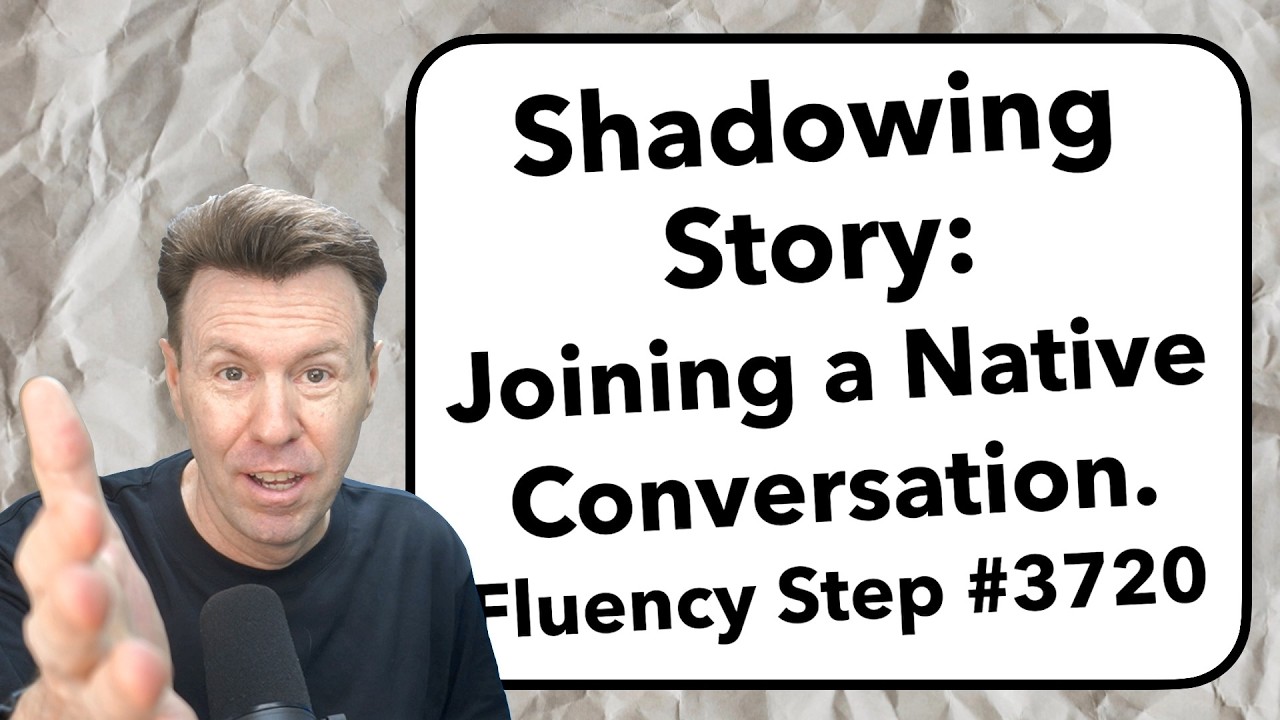 English Speaking Practice: Shadowing for Fluency