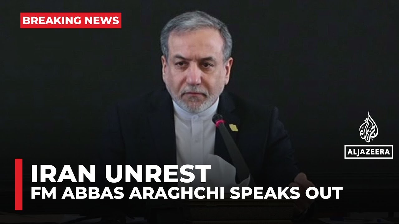 Iran's FM says nationwide protests turned violent to give Trump 'excuse' to intervene