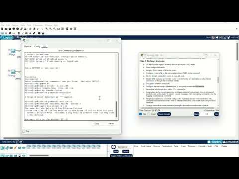KONFIGURASI SRWE 14.3.5 Packet Tracer - Basic Router Configuration Review