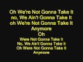 Twisted Sister - We're Not Gonna Take It (with lyrics)