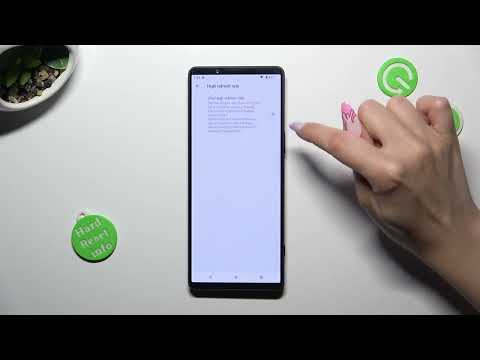 How To Change Display Refresh Rate On Sony Xperia 1 V