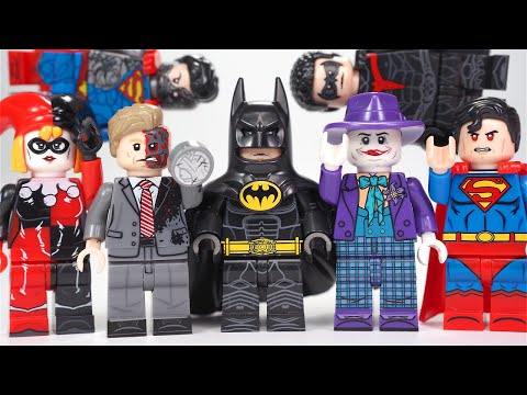 LEGO Batman: Legacy of the Dark Knight | Batman 1989 | Joker Two-Face  Unofficial Minifigures KDL851