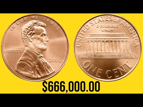 Unbelievable! 2006 Penny Valued at $666,000 - See It Here! - A Small Coin One Cent with Big Value
