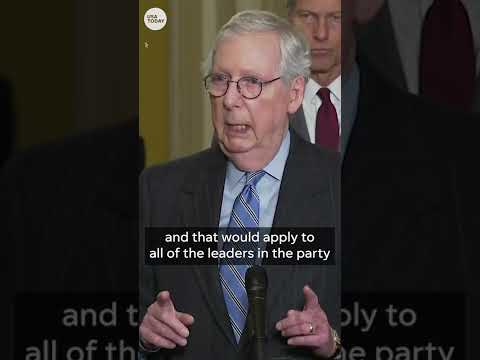 McConnell on Trump 2024 ‘No room in the Republican Party for antisemitism’ USA TODAY Shorts