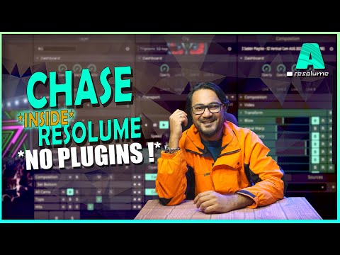 #CHASE with *NO PLUGIN* inside #RESOLUME Tutorial@ResolumeVJSoftware  | VJ Tips !