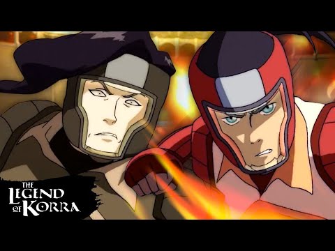 The Fire Ferrets vs The Wolf Bats: Final Pro-Bending Battle 🔥 Full Scene | The Legend of Korra