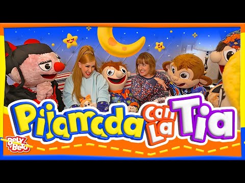 Pijamada con nuestra tía @licmariajulia - Bely y Beto