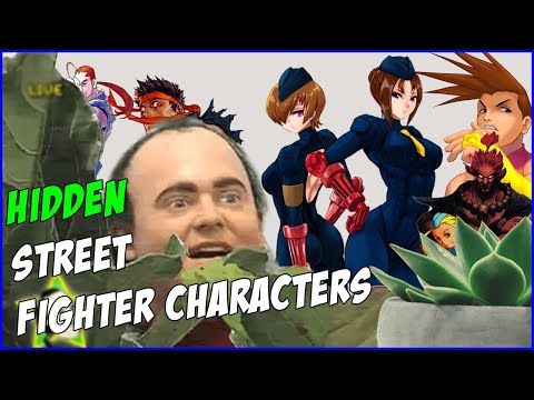 All secret Street Fighter characters (1994-2009)
