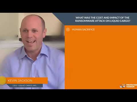 What was the cost and impact of ransomware on Liquid Cargo