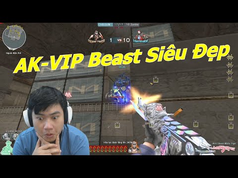 TOP 4 Khẩu AK-VIP Beast Săn Zombie Cực Đã - Tiền Zombie v4