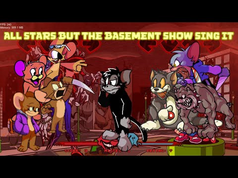 All Stars But The Basement Show Sing It 😆 Fnf