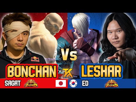 🔥 SF6 ▰ LESHAR (Ed) vs BONCHAN (Sagat) ▰ Street Fighter 6 🔥