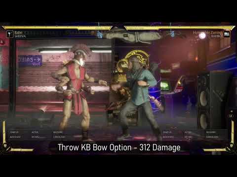 Rambo Throw KB Options