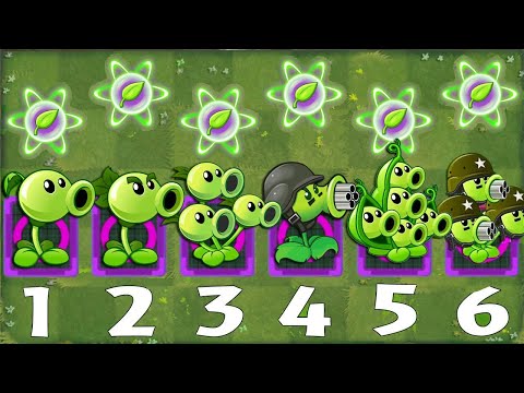 All PEASHOOTER vs Team Modern Day Zombie - Who Will Win? - PvZ 2 Plant vs Plant