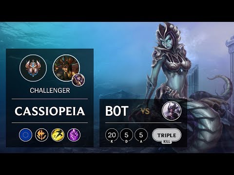 Cassiopeia Bot vs Syndra - EUW Challenger Patch 9.24