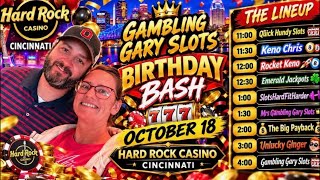 Gambling Gary Slots Birthday Celebration Live!