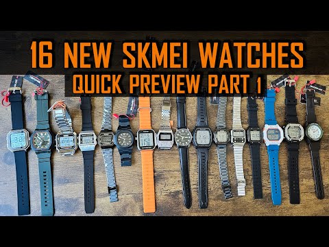 16 New SKMEI watches preview part1 #gedmislaguna #skmei #skmeiwatch #aliexpresshaul