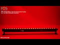 Video: Fos Luminus Bar Barra de Led con Batería 24x3W Rgb