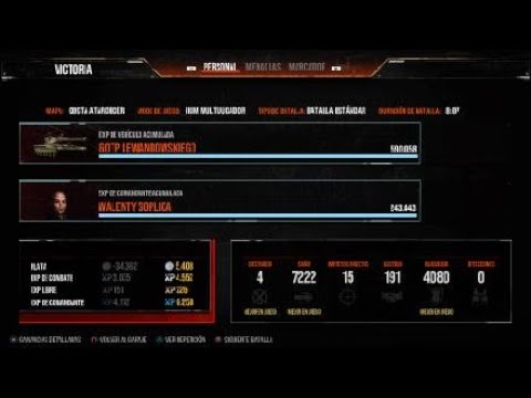 60TP Lewandowskiego in Costa Atardecer:7,2K Damage: Wot console - World of Tanks Console