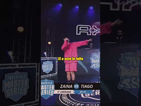 El día que TIAGO PZK HUMILLÓ con FLOW a ZAINA🔥 #freestyle #batallas #shorts