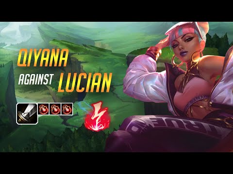 How I play Against Lucian Mid In High Elo As Qiyana Mid in Season 11 - League of Legends