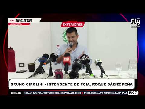 🔴𝗘𝗡 𝗩𝗜𝗩𝗢┃Conferencia de Prensa a cargo del Intendente de Pcia. Roque Sáenz Peña, Bruno Cipolini