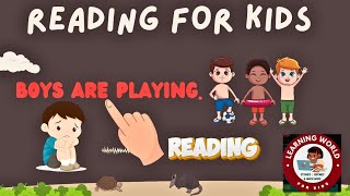 LEARN TO READ | Reading Lesson for Kids | Practice Reading Sentences|Learn how to read |Easy reading