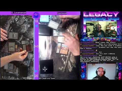 MTGPL Presents - Legacy Fight Night 12/15.  Round Two - 4C Snow vs BW Death and Taxes