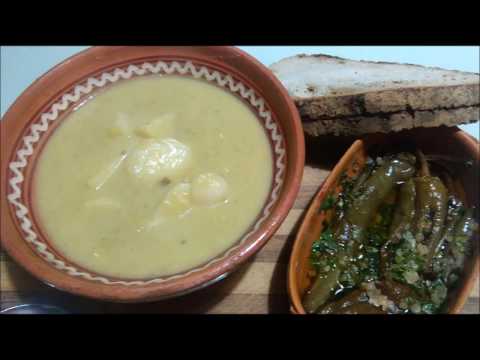 MEMORIES OF MACEDONIA ~ KOMPIR I PRAZ CHORBA (Potato and Leek Soup)