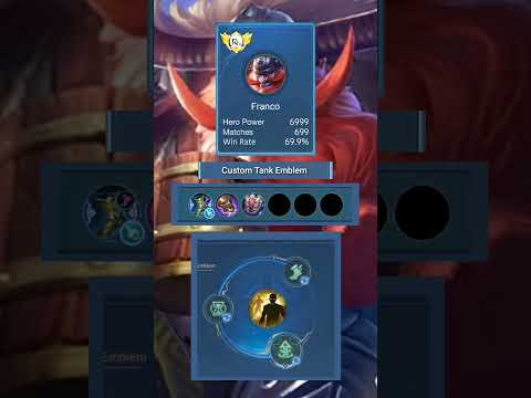 Franco best build 2024 | Mobile legends