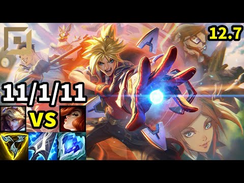 Ezreal ADC vs Miss Fortune - KR Challenger | Patch 12.7