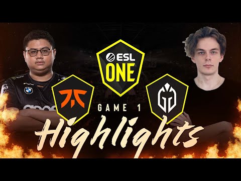 Game 1: Fnatic vs Gaimin Gladiators | ESL One Stockholm | May 15, 2022