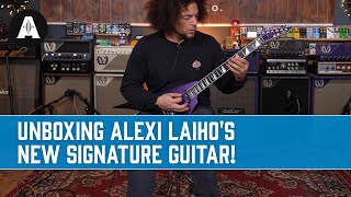 Video thumbnail for Unboxing Alexi Laiho's NEW Signature Guitar! - ESP E-II Alexi Ripped by Andertons Music Co