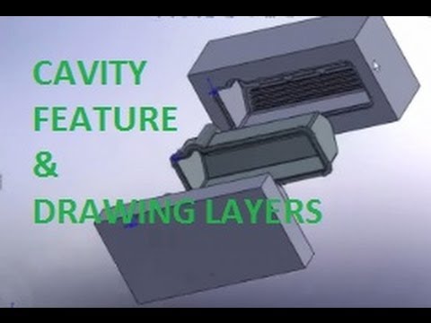 E15 SolidWorks 2008 Mold Cavity and Core w Drawing