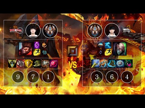 KT SoHwan Wukong vs HLE Lehends Singed Top - KR Challenger Patch 10.10