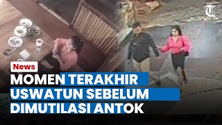 MOMEN TERAKHIR Uswatun Khasanah sebelum Dimutilasi Antok, Dinner dan Tampak Mesra di Restoran