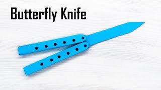 Making a Butterfly Knife out of Paper  - a DIY Crafting a Balisong Mockup