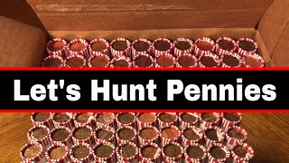 Coin Roll Hunting Pennies - Wheat Cents!