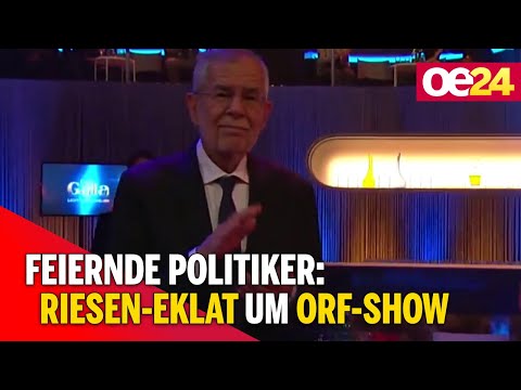 Feiernde Politiker: Riesen-Eklat um ORF-Show