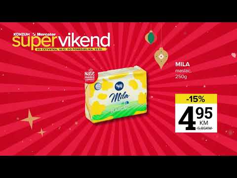 Super vikend u Konzumu i Mercatoru! 18.12.-22.12.2025.