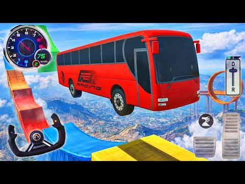 Impossible Bus Stunt Driving 2026 | Mega Ramp Racing Driving Simulator | Android GamePlay