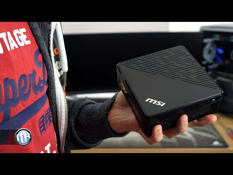 Dieser MINI PC passt UNSICHTBAR hinter den Monitor! Der MSI Cubi 5 (auch als Barebone!)