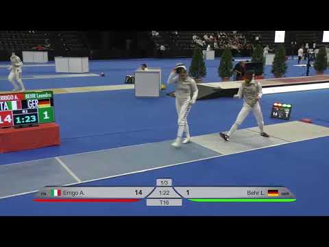 Euro Champs 2024 SWF - L16 - Arianna Errigo ITA v Leandre Behr GER