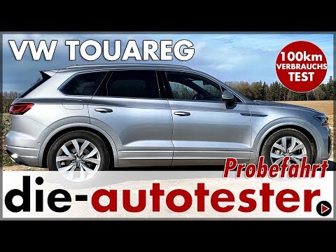 VW Touareg 3.0 l V6 TDI - 100 km Fuel Consumption Test | Range | Test Drive | Review | German | 2019