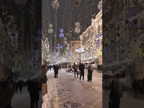 Christmas time in Moscow ????????????#shorts #christmas2021