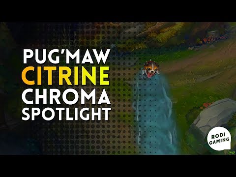 PUG'MAW KOG'MAW CITRINE CHROMA SPOTLIGHT - LEAGUE OF LEGENDS