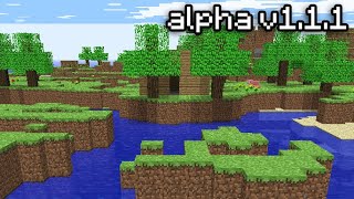 the lost minecraft version (alpha v1.1.1)